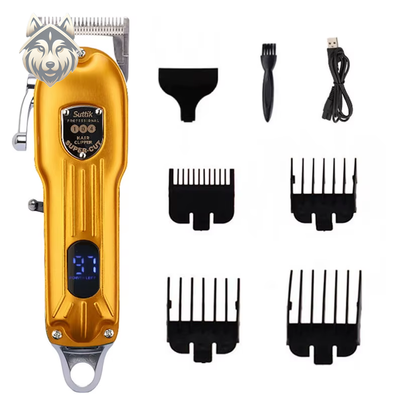Koda & Kompany™ Precision Pet Clipper – All-Metal Quiet Grooming Trimmer for Dogs & Cats